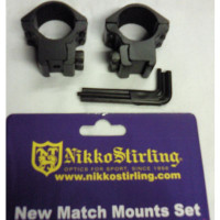 Nikko Stirling Match Mounts Medium 1 inch Dovetail NM38M
