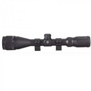 Nikko Stirling Mount Master 3-9 x 40AO mil dot rifle scopes supplied with 3/8 inch dovetail Match mounts with recoil stop