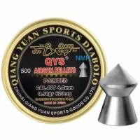 QYS Qiang Yuan Sports Pointed Airgun pellets .177 calibre 4.50mm 9.56 grains tub of 500 Heavy
