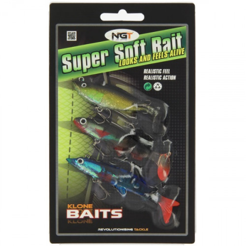 Pack of 3 Super Soft Baits (SB-007) - Fishing Lures 