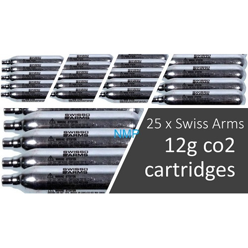 Cartouche Co2 12g Swiss Arms - Raider Shop Sàrl