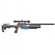 KRAL PUNCHER JUMBO PCP PRE-CHARGED AIR RIFLE .177 calibre 14 shot Black SYNTHETIC stock
