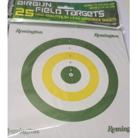 Remington all rounder air gun targets pack of 25 card targets 17cm